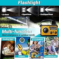 FFQRLP H21 Solar Crank Emergency Radio 16000mAh — image 5