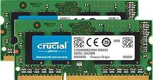 Crucial 8GB DDR3L 1066MHz SODIMM Memory Kit