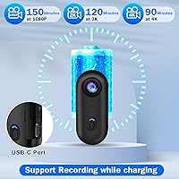 Sixmou i3 4K Action Camera with 128GB Card — image 7