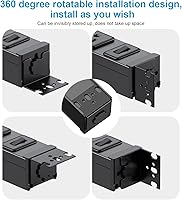 HHSOET 360° Rotating 12 Outlet Power Strip — image 2