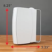 Dual Electronics LU43PW 4″ 3-Way Outdoor Indoor Wired Speakers — image 5