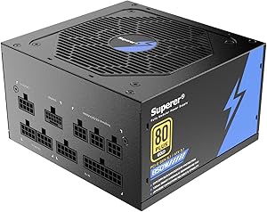 Superer 850W ATX 3.1 Gaming Power Supply Review