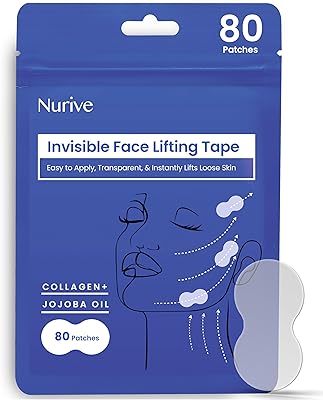 Nurive Invisible Face Lift Tape (80 Tapes)