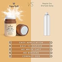 VigorWell Dry Shampoo Powder for Women, Dark Hair - Travel Size, 2 Pack — image 6
