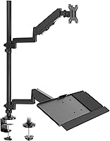 Mount-It! MI-7995 Sit Stand Monitor Desk Mount — image 3