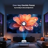 HOMPOW C10 Native 1080P Bluetooth Projector — image 4