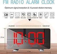 ThreeH H-AC55Red Radio Digital Clock — image 4