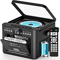 Greadio GB-W16 Boombox CD and Cassette Player — image 1