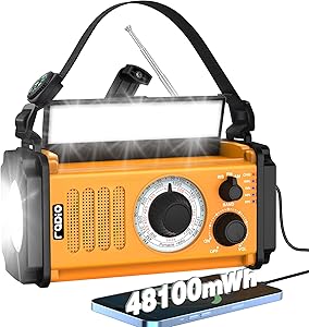 AXYEBI 48100mWh Crank Emergency Weather Radio Review