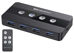 Cable Matters 4 Port USB 3.0 Switch