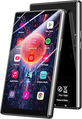 AGPTEK T09 128GB MP3 Player with Bluetooth and WiFi