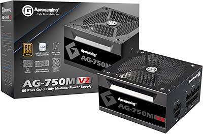 Apexgaming AG-750M V2 750W 80PLUS Gold Fully Modular Power Supply