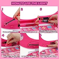 Townley Girl Hello Kitty Light-Up Makeup Vanity Set for Girls — image 6