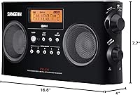 Sangean PR-D5 BK Portable AM/FM Radio — image 3