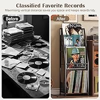 Cottage Charm 3-Tier Vinyl Record Storage Rack — image 3