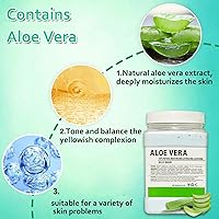 Ouhans Aloe Vera Jelly Mask Powder 23 Fl Oz — image 2
