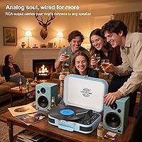 VINYLS LINK TE-106BU Bluetooth Turntable — image 7