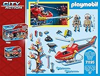 Playmobil 71195 City Action Fire Helicopter — image 4