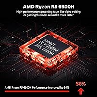 NIMO N153 Laptop, AMD Ryzen 5 6600H, 16GB RAM, 1TB SSD — image 3