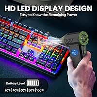 AUKZON Compressed Air Duster with Flashlight — image 4