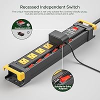 Green Box Innovations 6 Outlet Heavy Duty Power Strip — image 2