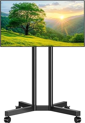 Rfiver Rolling TV Stand MT2006-X for 32-70 Inch TVs