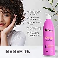 KALIVE Curl Gel 16 oz for Curly Hair — image 2