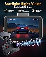 Terunsoul D016 4K Front and Rear Dash Cam — image 3