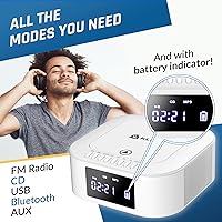 KLIM Boombox E1 Portable CD Player with Subwoofer — image 3