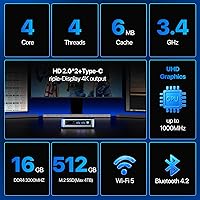 PELADN Mini PC WI-6 N100 16GB DDR4 512GB SSD — image 2