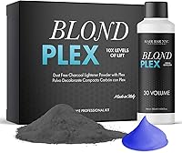 Hair Bar NYC Blond Plex 10X Lightener + 30 Volume Violet Developer Kit 50g/120ml — image 1