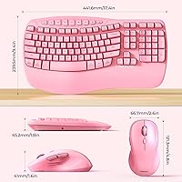 MEETION Director-D-2 Ergonomic Wireless Keyboard and Mouse Combo — image 8