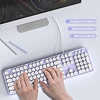 MOWUX Retro Typewriter Keyboard — image 5
