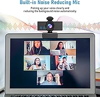 LITEPRO 1080P HD Webcam with Microphone & Privacy Cover — image 3