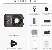 ZHIYUN MOLUS X100 Bi-Color 100W Video Light — image 2