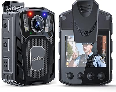 Losfom WD1 Body Camera with Audio 256GB