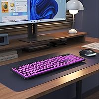 KOPJIPPOM Large Print Wireless Keyboard and Mouse — image 6