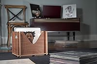 Warm Stylus Vinyl Record Storage Crate, 15 x 12 Inches — image 4