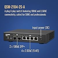 QNAP QSW-2104-2S-A-US 2.5GbE & 10G SFP+ Network Switch — image 2