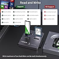 AOKO M.2 NVMe SSD Cloner, Dual-Bay 4-in-1 Hard Drive Duplicator/Reader — image 8