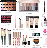 Venshun Makeup Kit Full Multi-Purpose Beauty Set - 20 Color Palette, Lipstick, Foundation, Brushes, Gift Box — image 2