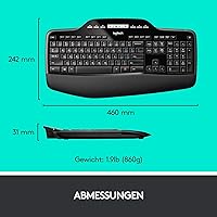 Logitech Desktop MK710 Wireless Keyboard and Mouse Combo — image 8