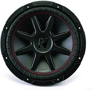 KICKER 12″ 800 Watt CompVR 4 Ohm DVC Subwoofer Review