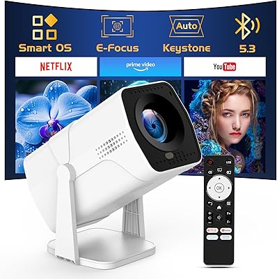 TMY 1080P Projector with WiFi and Bluetooth