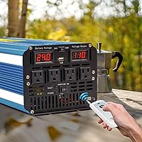 Yinleader 4000W Pure Sine Wave Inverter DC 24V to 110V/120V — image 4