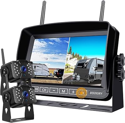 DOUXURY FHD 1080P Wireless RV Backup Camera System