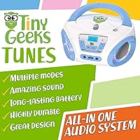 TinyGeeks Tunes Kids Boombox CD Player TG10 — image 2