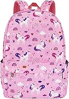 LI-LOVE Pink Unicorn Backpack for Girls — image 1