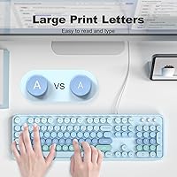 Dilter Large Print Wired USB Keyboard — image 2