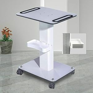 DNYSYSJ Beauty Salon Trolley Cart, 20.5x15.7x27.2in White Review